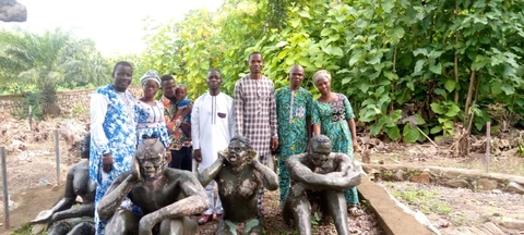 visite de l'équipe de traduction sur le site