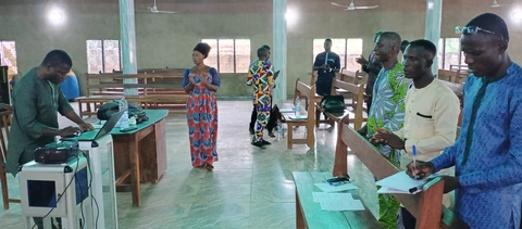 Retraite spirituelle des équipes de traduction des collines à Bantè en septembre 2023